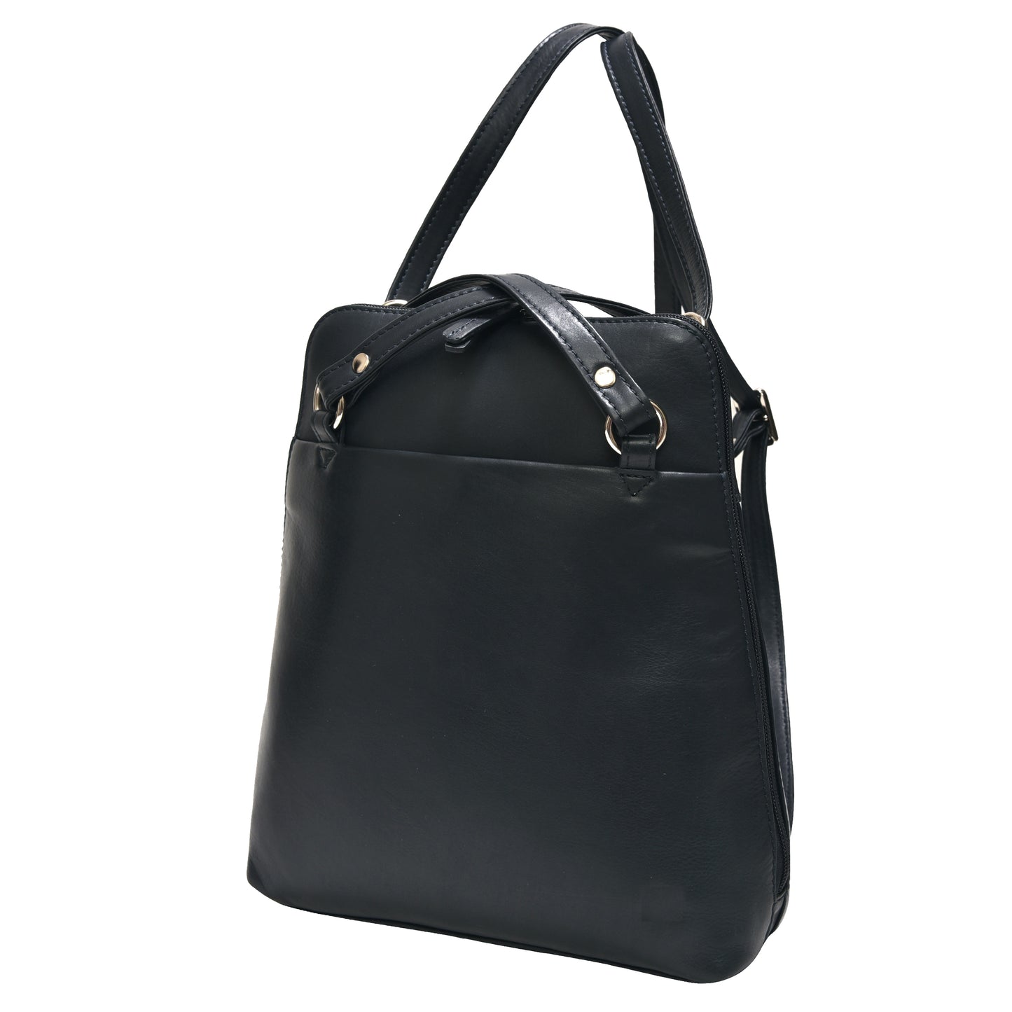 G&T Leather Full-grain Convertible Backpack/Handbag