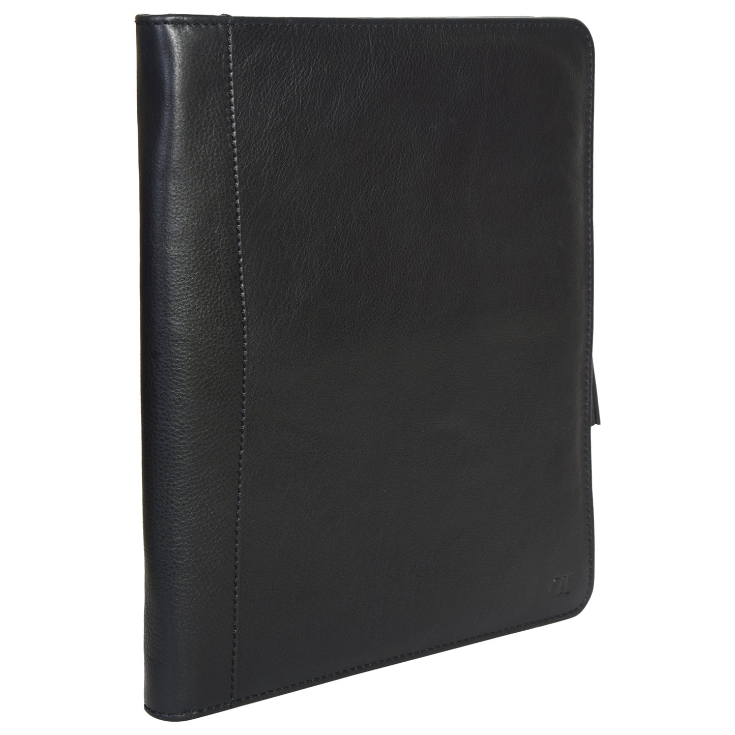 G&T Full-grain Leather Zip-round Underarm Folio, A4 Folio, Document/Certificate Holder