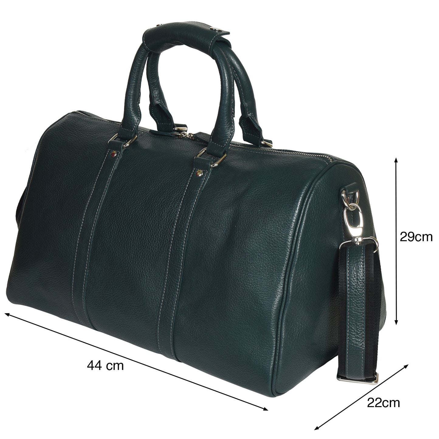 GT-KL1: G&T Full-grain Leather Small Holdall, Weekender, Luggage, Gym Bag, Duffel Bag, Overnight Bag