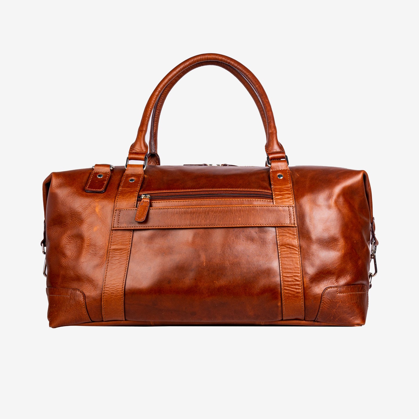 GT-023: G&T Leather Large Holdall, Duffel Bag, Weekender Bag, Luggage Bag by G&T