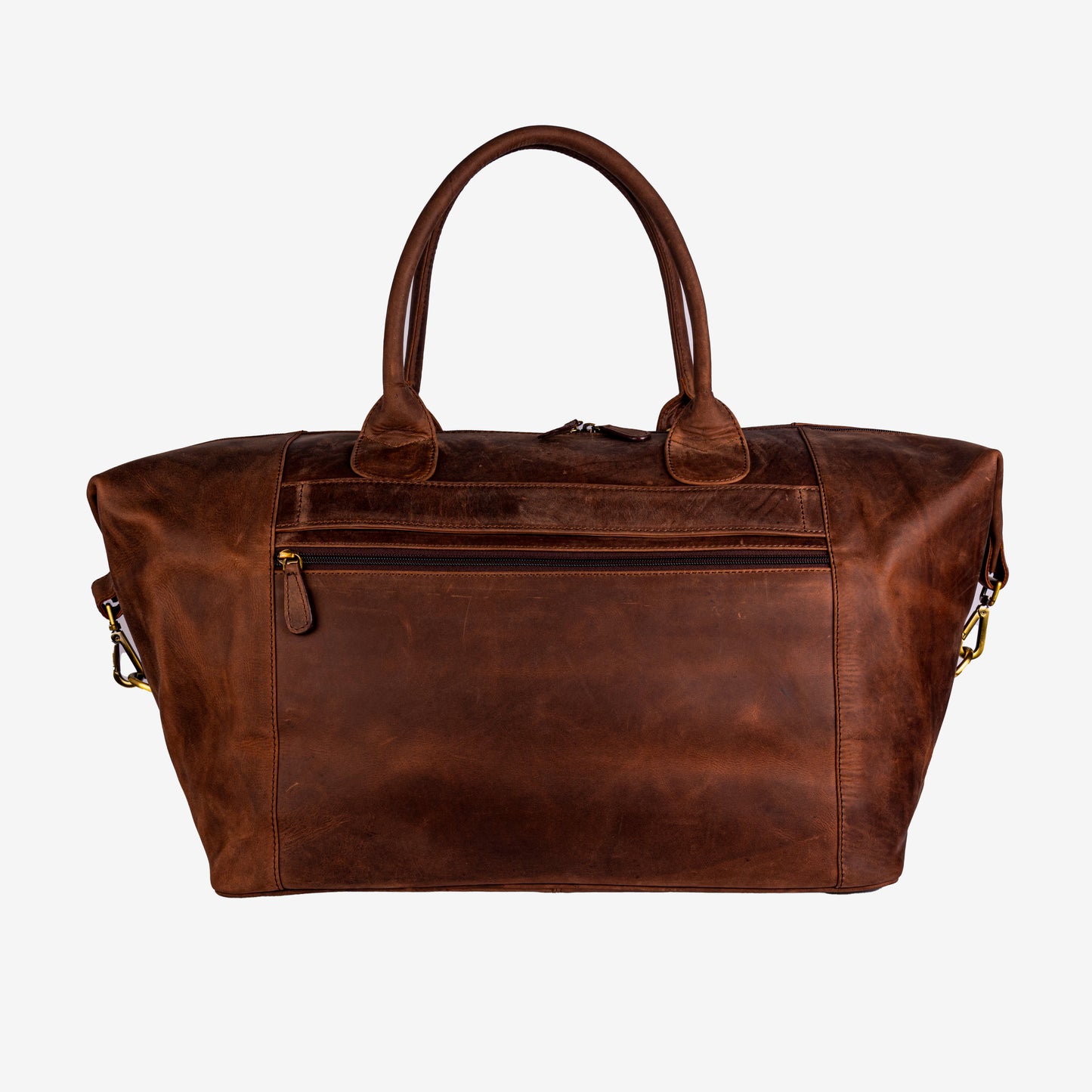 GT-0S7S: G&T Leather Classic Medium Holdall