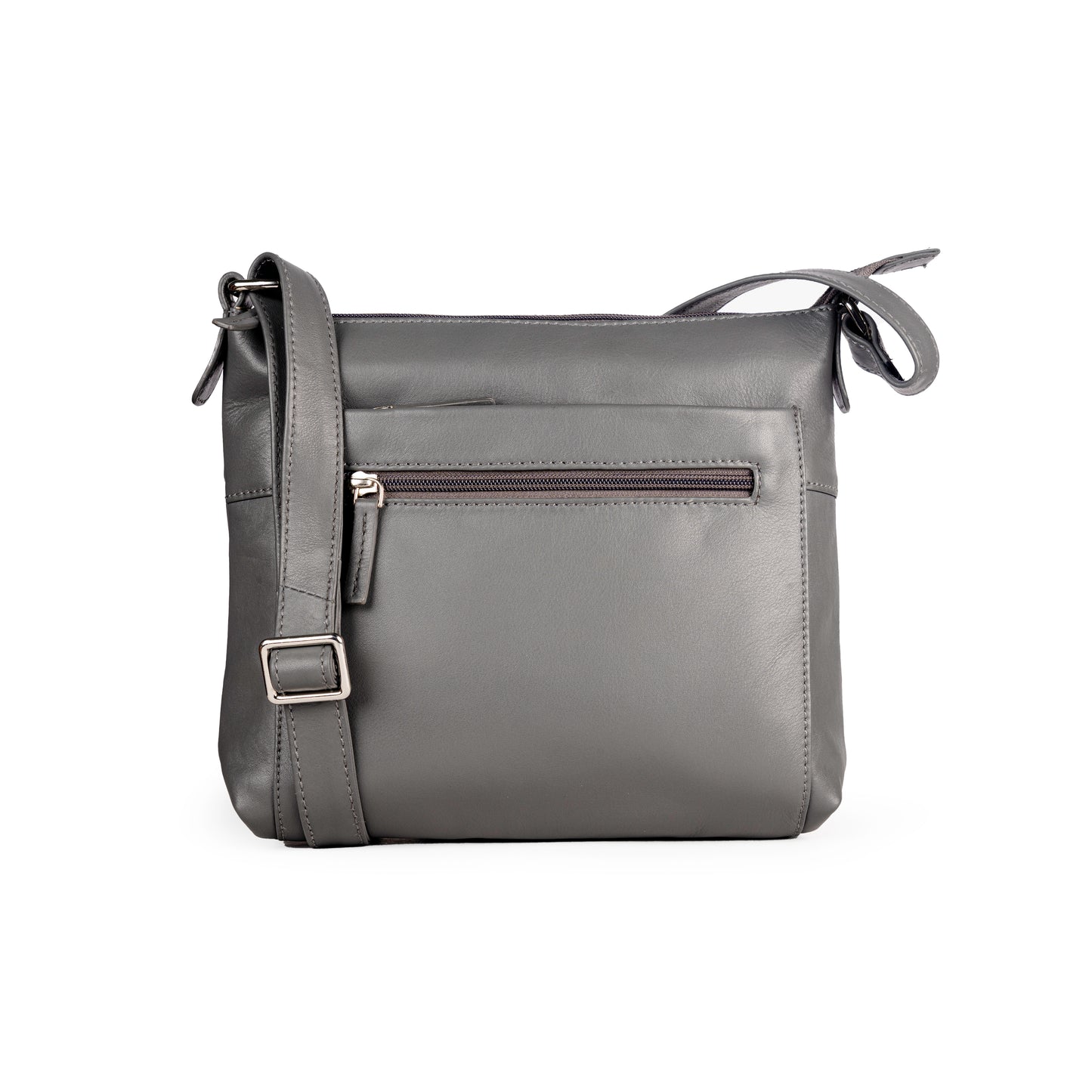 GT-H88: Classic Leather Crossbody Bag, Over the Body Bag with Long Adjustable Strap by Grains & Tan