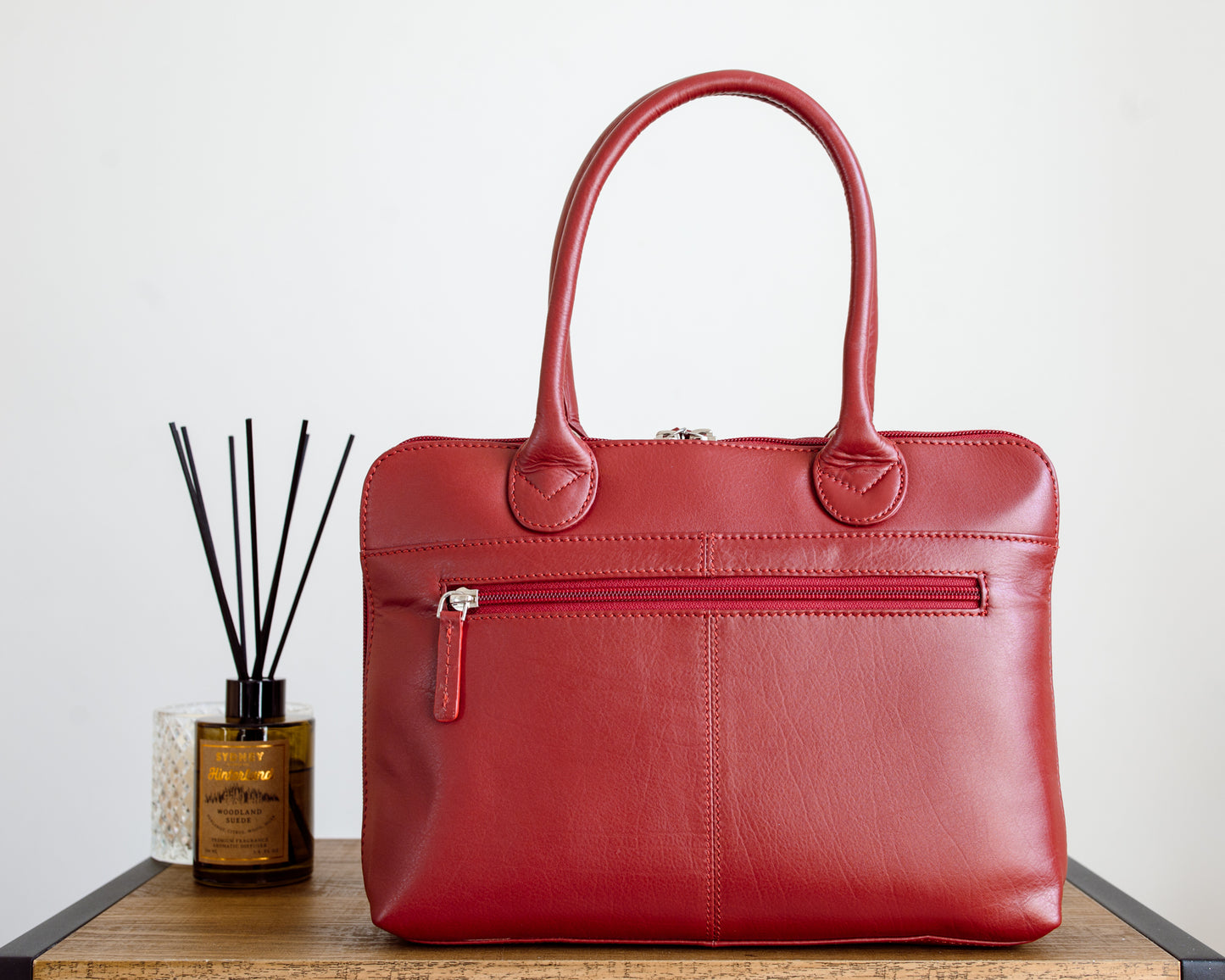 GT-H10N: G&T Leather Classic Grab Bag, Top Handle Bag with Long Adjustable Shoulder Strap