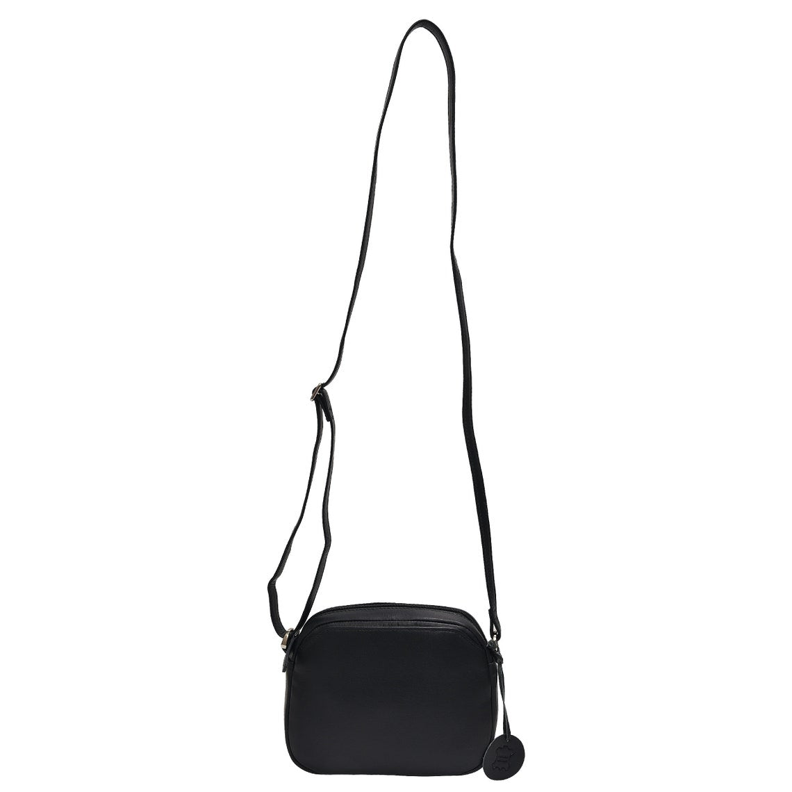 GT-H92: G&T Full-grain Leather Small Ladies' Crossbody Bag with Long Adjustable Strap